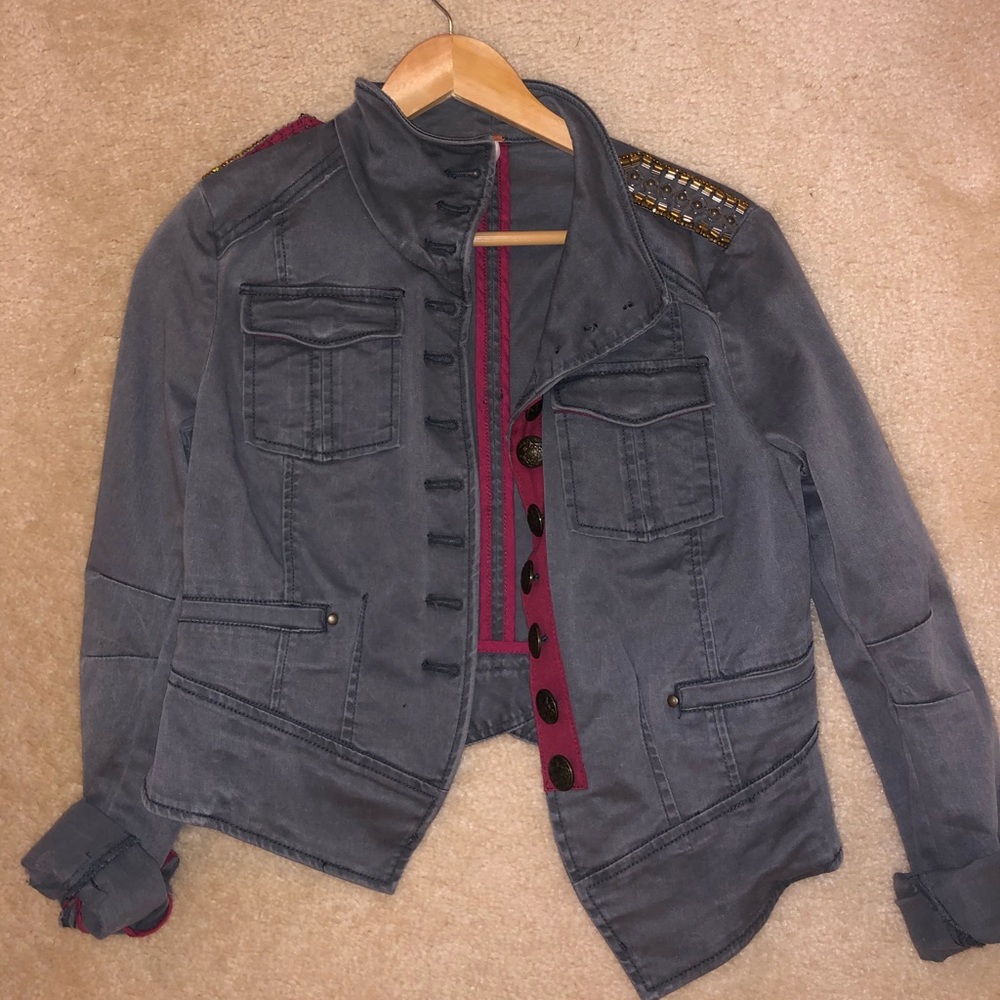 Free People Military Jacket